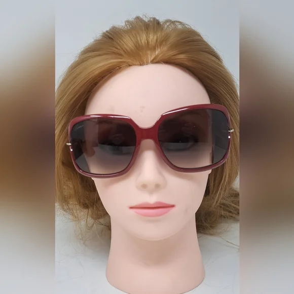 Gucci Womens Marina Chain Sunglasses Red Vintage Y2K GG3597/F/S  3GQJD 58-16-115 - Picture 2 of 16